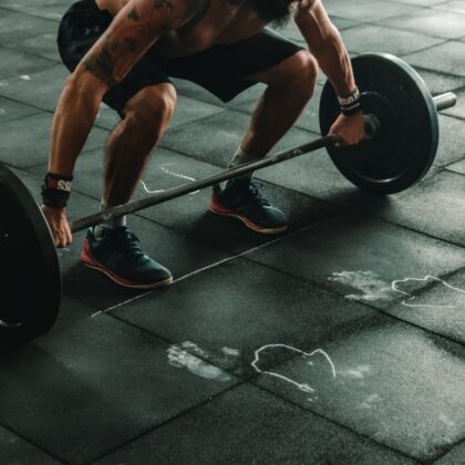 Équipement de musculation gros plan